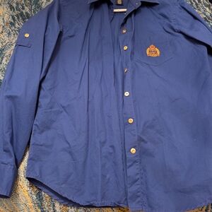 Ralph Lauren Blue Button-Up Shirt
